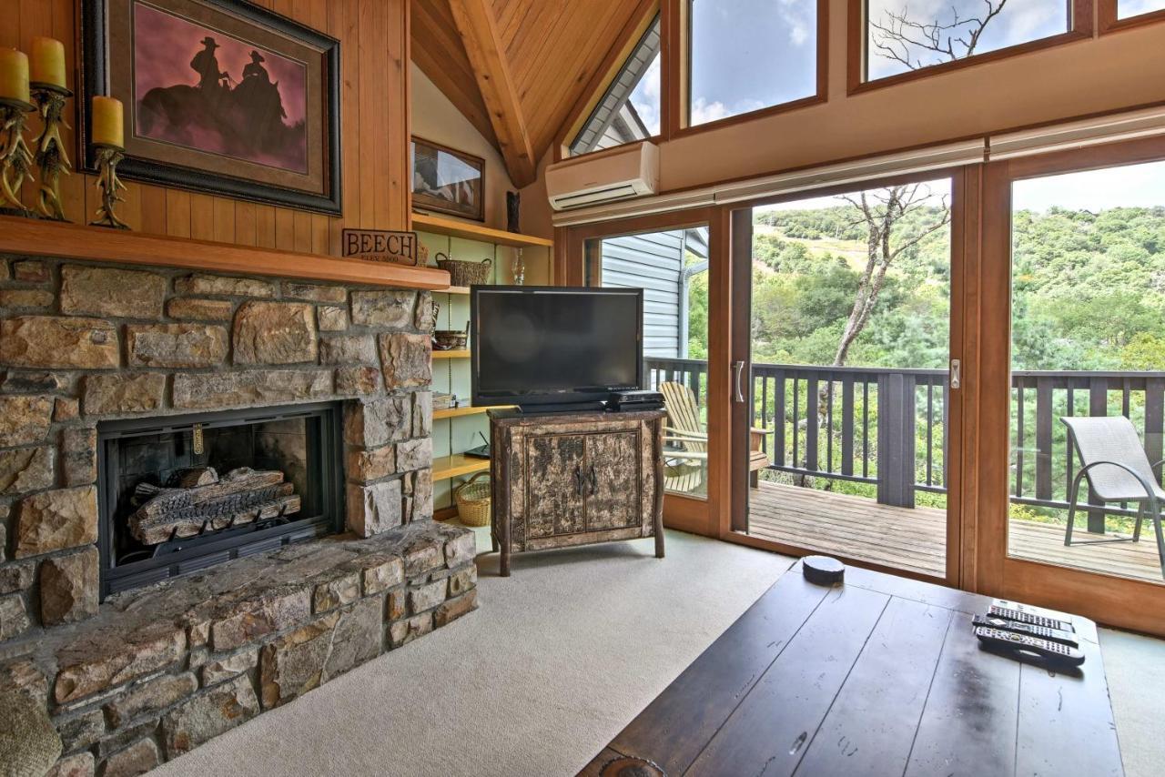 Beech Mountain Condo With Balcony, Walk To Resort! Extérieur photo